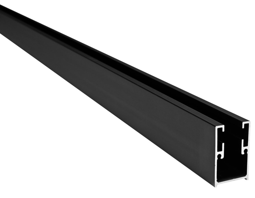 POLYSAN EASY BLACK stěnový profil boční stěny, 1900 ND268MB