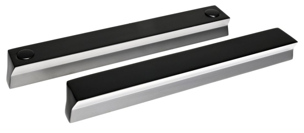POLYSAN EASY BLACK madlo pivotové dveře, pár NDE135B