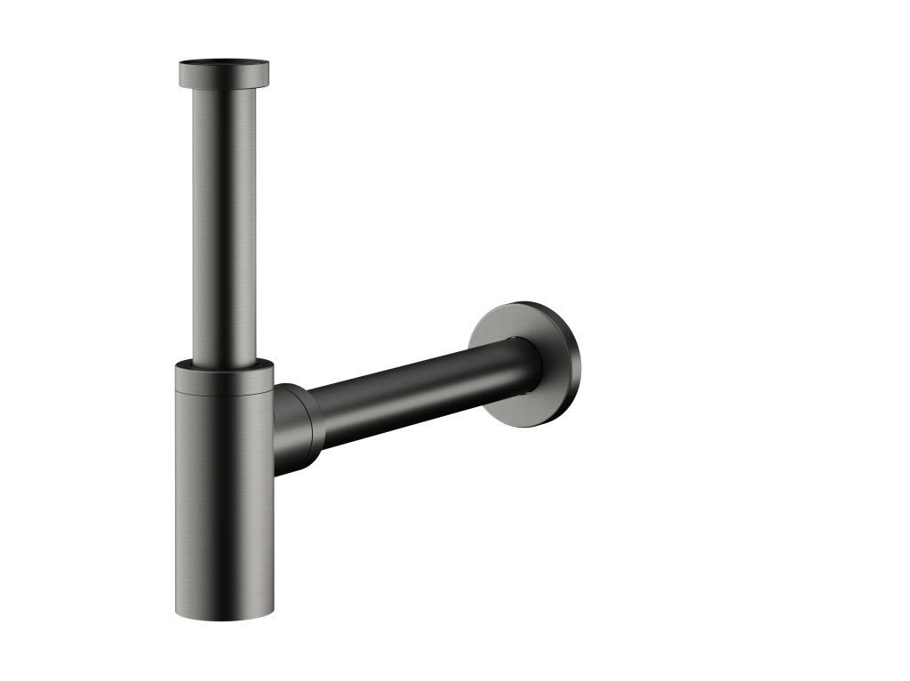 KFA Výpust umyvadlová, láhvová, kulatá, PVD gunmetal šedá 600-003-61