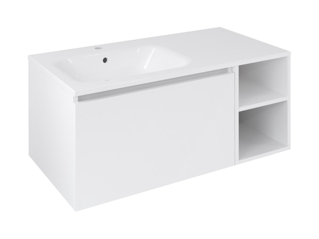 SAPHO LOREA skříňka 100x46x51,5cm (70+30Pcm), levá, bílá mat LE070-3131-L-11