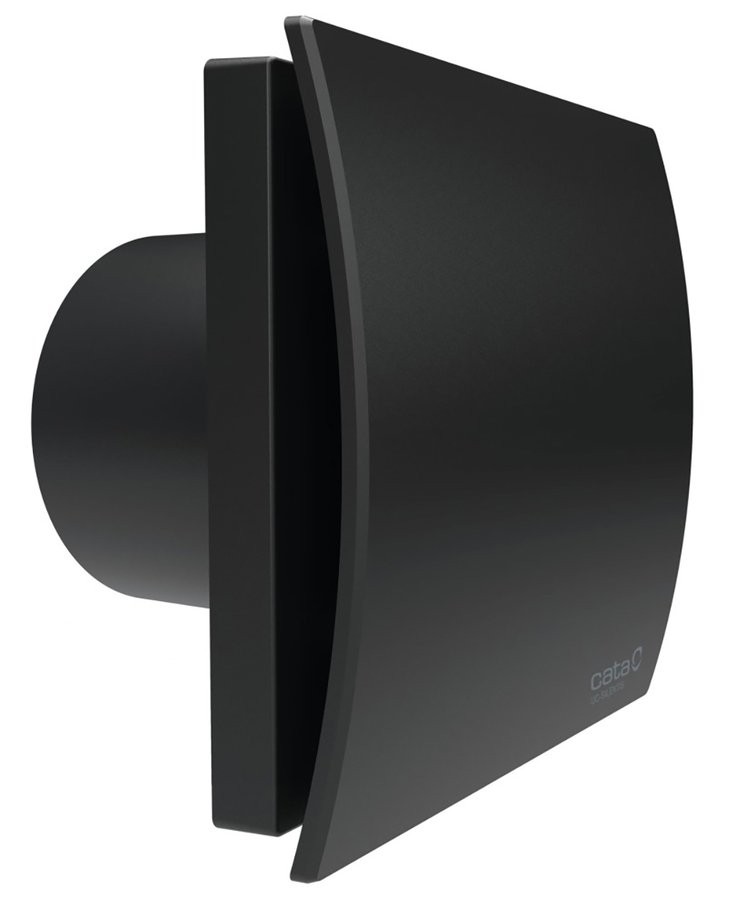 CATA SILENTIS UC TH 10 koupelnový ventilátor axiální s automatem, 8W, potrubí 100, černá 01222200