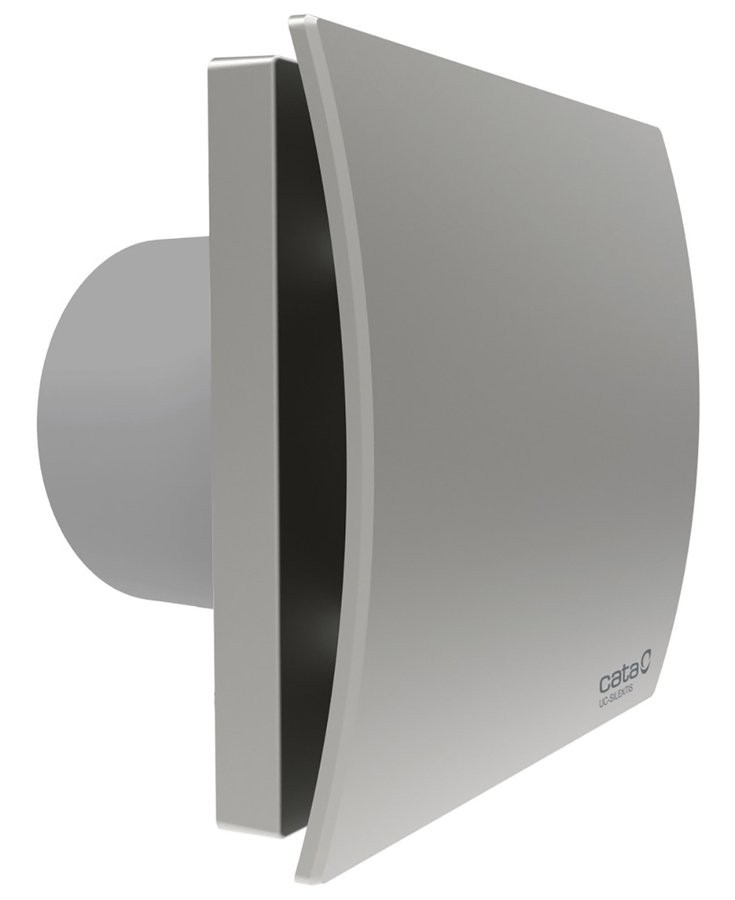 CATA SILENTIS UC 10 koupelnový ventilátor axiální, 8W, potrubí 100, stříbrná 01221000