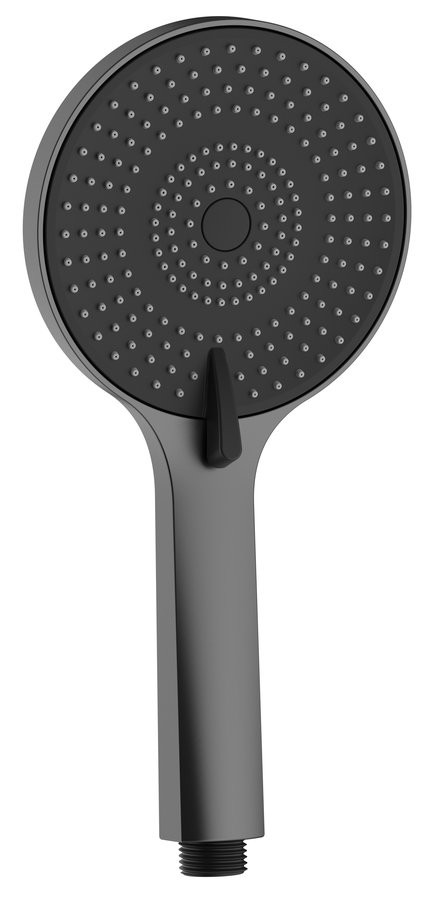 SAPHO Ruční masážní sprcha, 3 režimy sprchování, silikon trysky, průměr 120, ABS/gun metal SK879GM