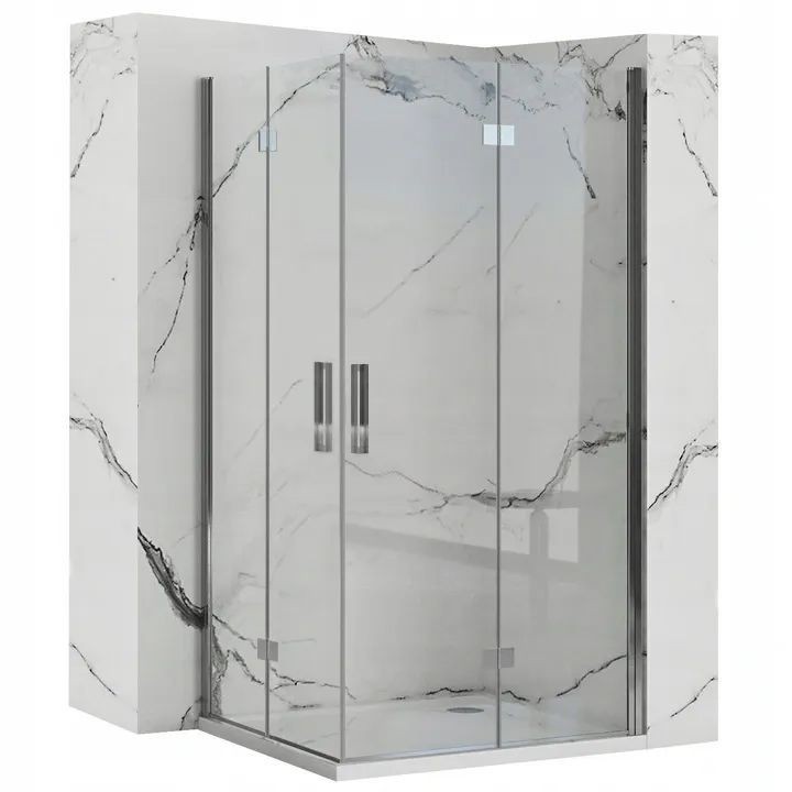 REA/S Sprchová kabina Molier Chrome Double 80x80 KPL-K6368