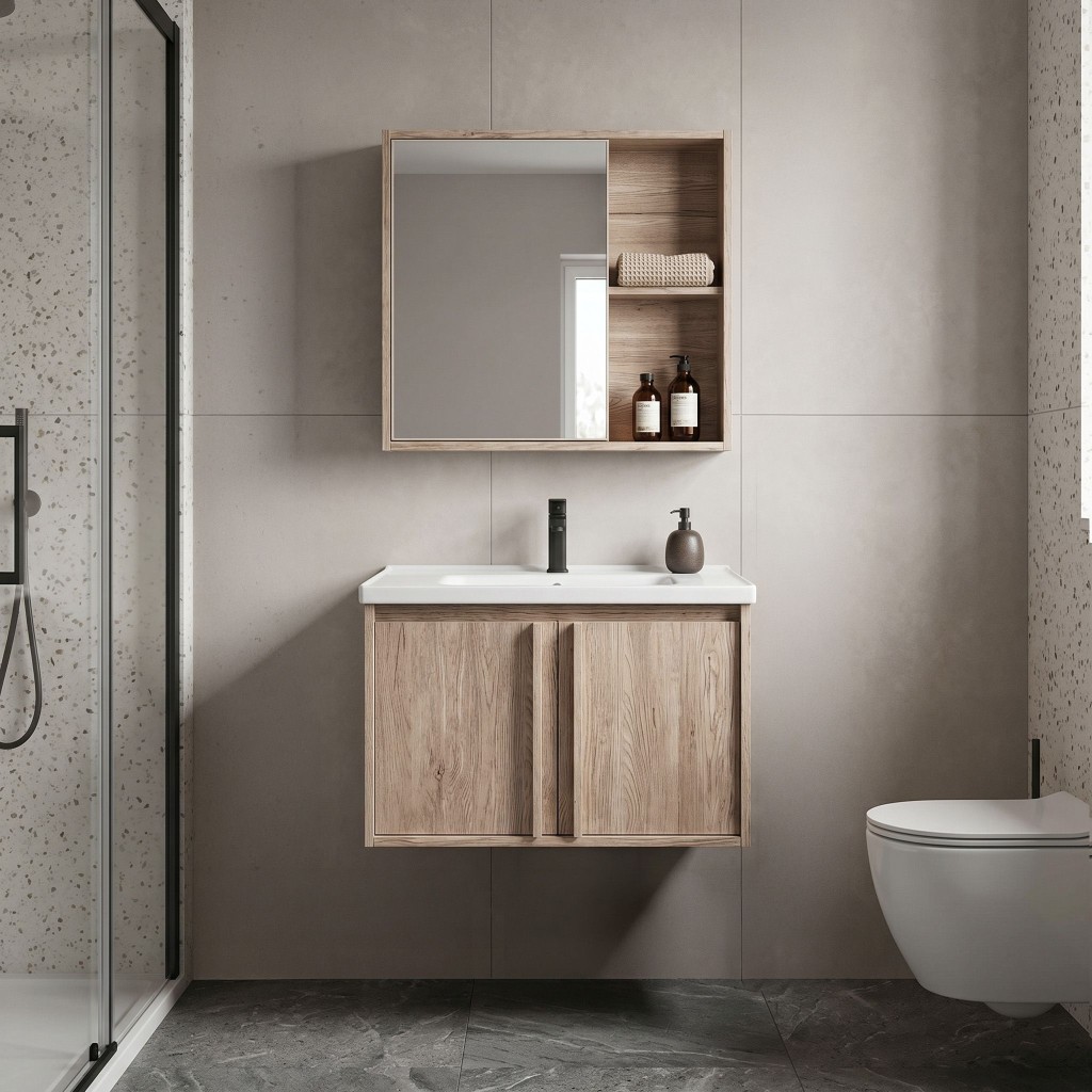 REA Sada koupelnového nábytku s umyvadlem Gama T25023 QHM 60CM REA-M0203
