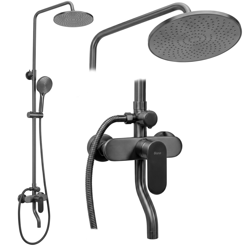 REA Sprchový set DROP Titan REA-P7622