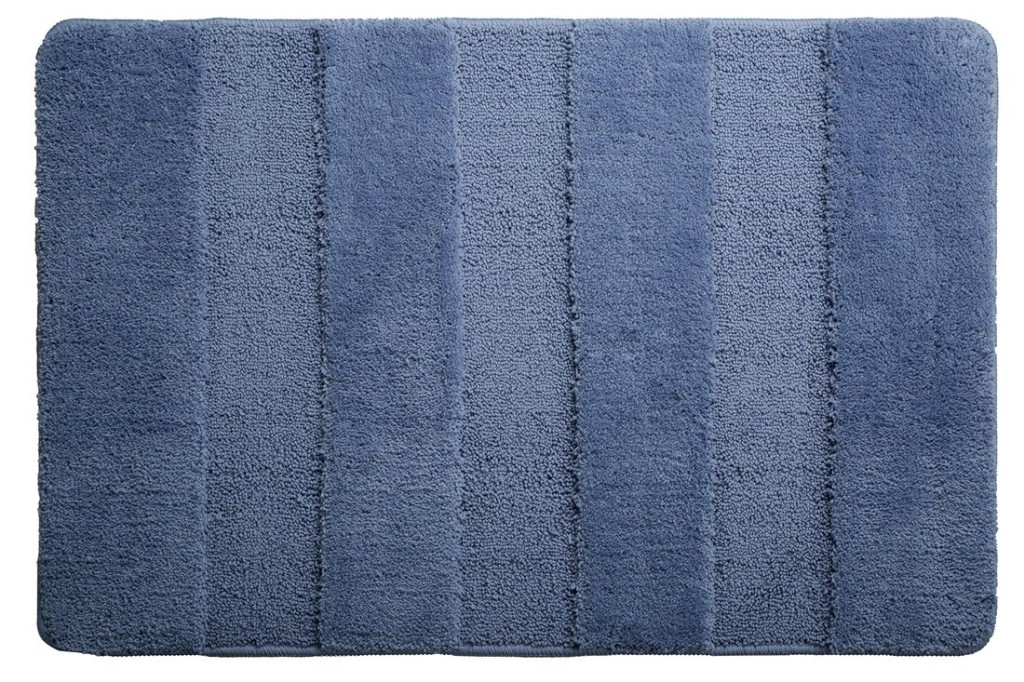 RIDDER SERENITY předložka 60x90cm s protiskluzem, polyester, modrá 7110303