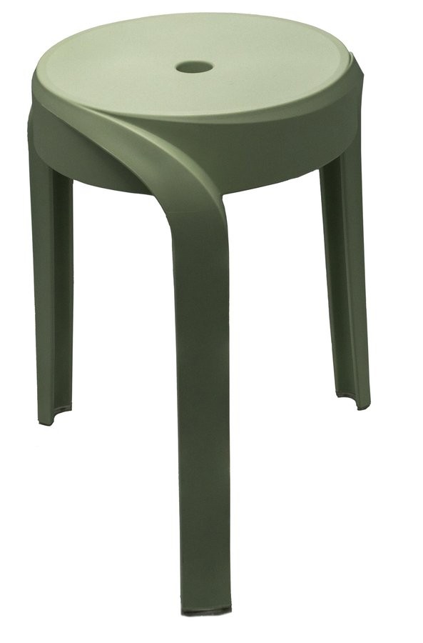 RIDDER STAN koupelnová stolička, průměr 30cm, verde A176105