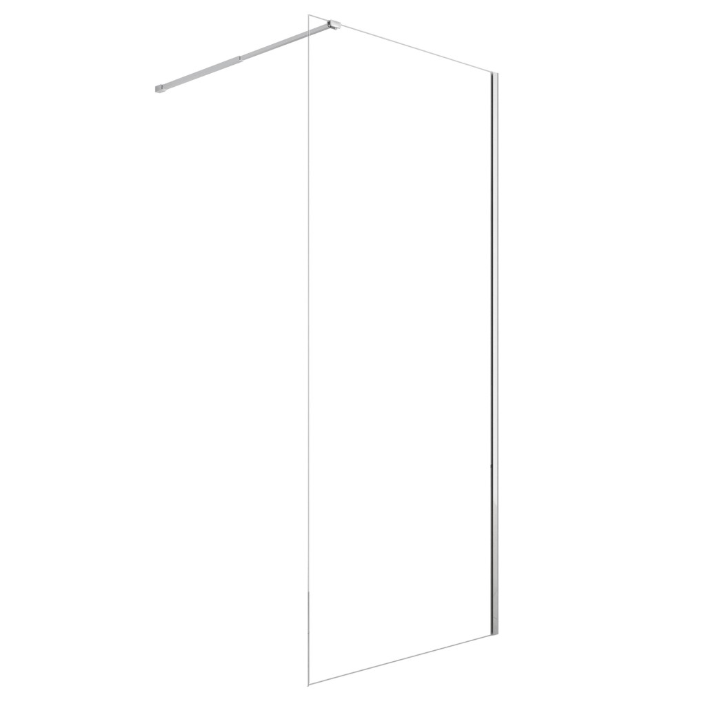 Sprchový kout 90 cm Kerra Grace 90 CHR walk-in, chrom 5907548123893