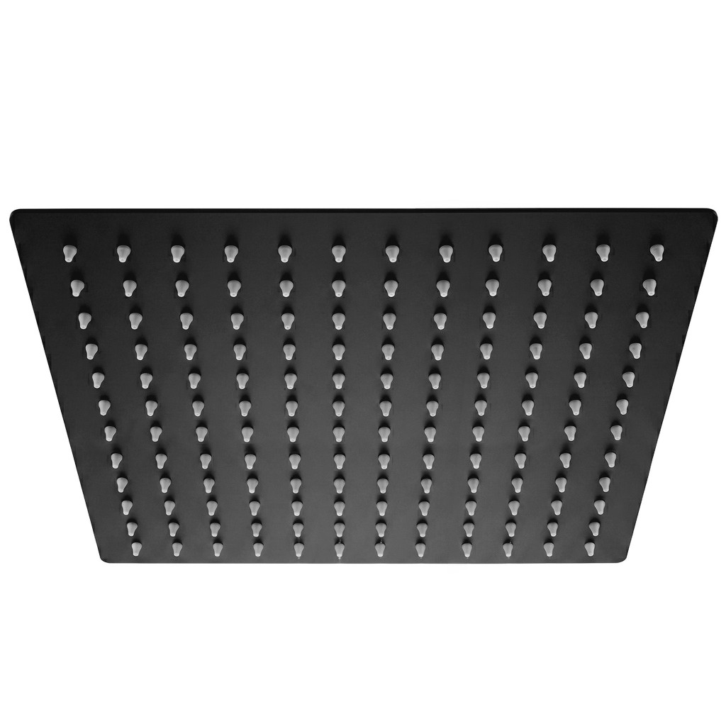 REA Čtvercová hlavová sprcha JS-P015B 30cm Black REA-P0613