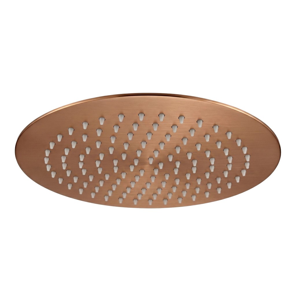 REA Kulatá dešťová sprcha JS-P014BRG 25cm Brush Copper REA-P8602