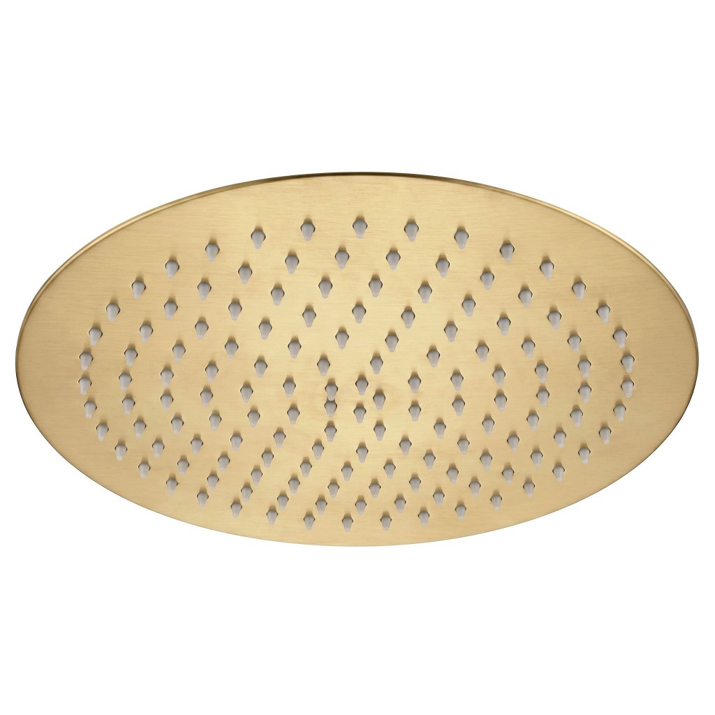 REA Kulatá dešťová sprcha JS-P014BG 30cm Brush Gold REA-P8604