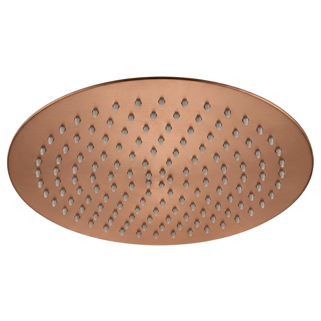 REA Kulatá dešťová sprcha JS-P014BRG 30cm Brush Copper REA-P8605