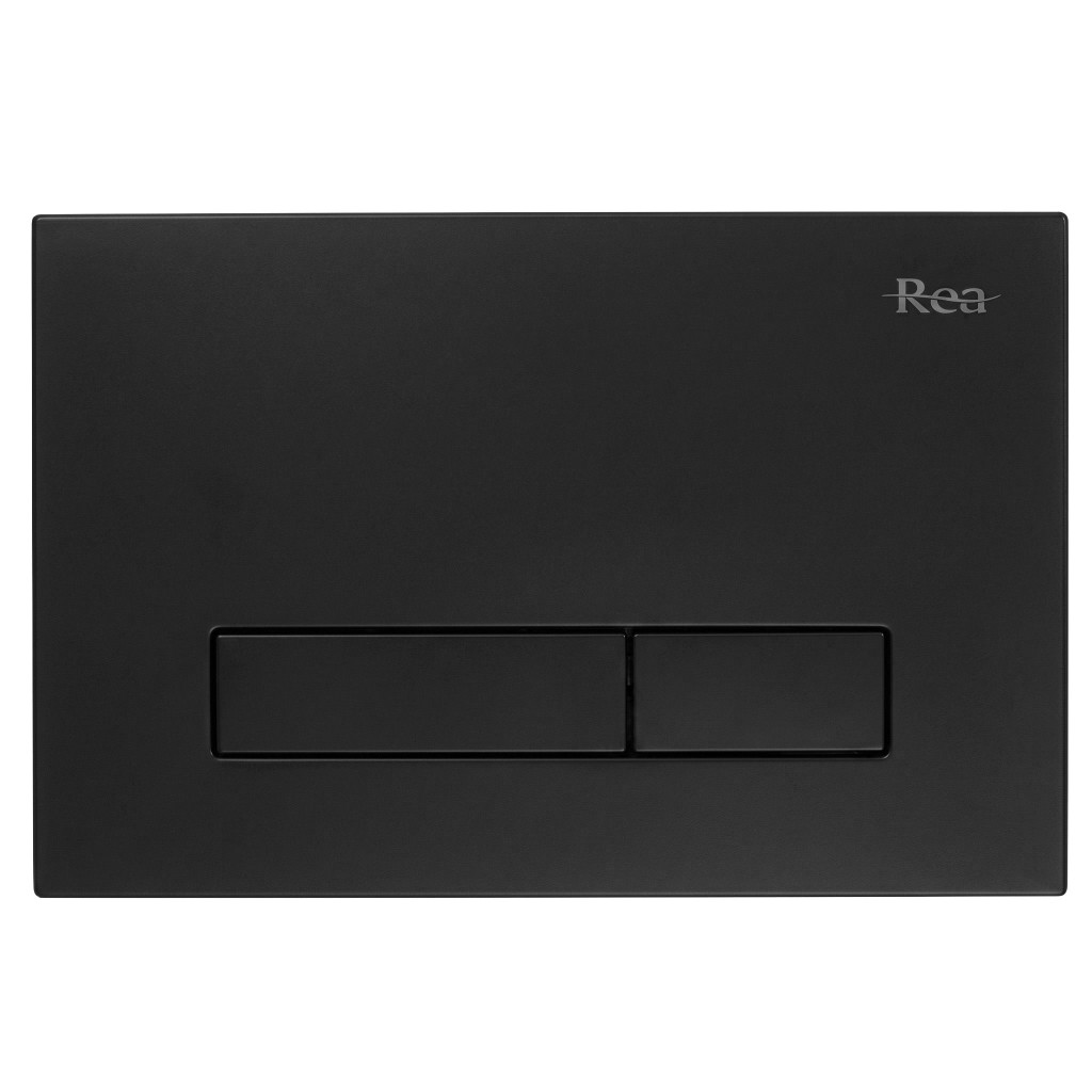 REA Ovládací tlačítko k podomítkovým systémům WC HD K011A-Q and Slim 024N Black REA-E0633