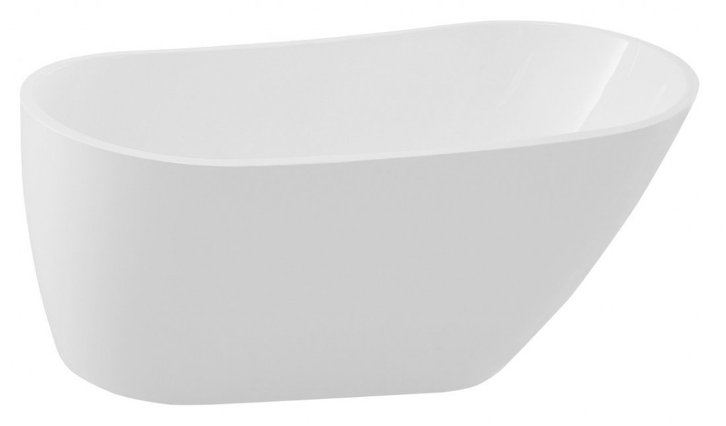 AQUALINE - TISA volně stojící vana, 150x75cm, bílá (E1575)