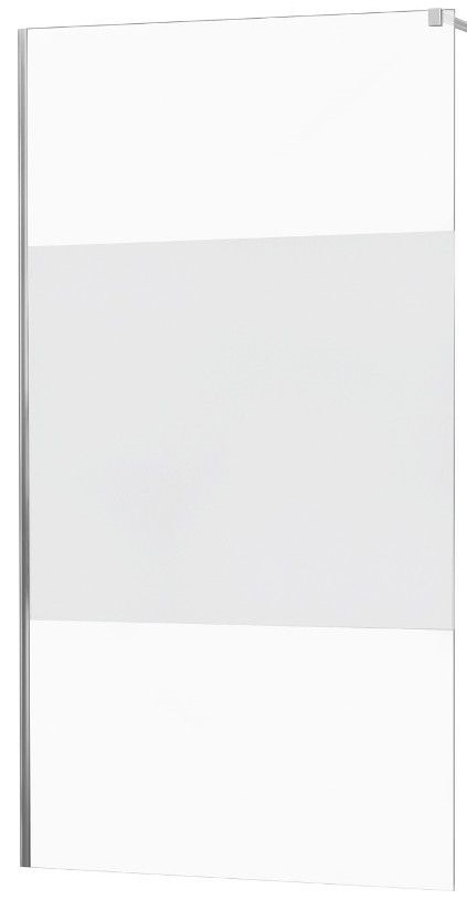 MEXEN - KIOTO walk-in 100x200 cm 8mm transparent-dekor samostatné sklo (800-100-000-00-35)