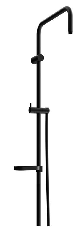 MEXEN - Sprchová souprava X, hladká hadice 150cm, mýdlenka, černé (79391-70)