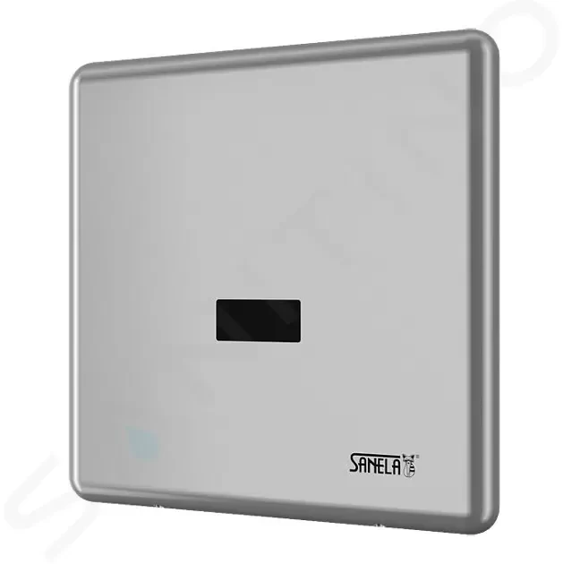 SANELA - Senzorové pisoáry Nerezový splachovač pisoáru s infračervenou elektronikou ALS, bateriové napájení (SLP 06K)