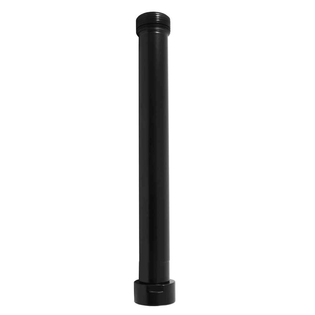 SLEZAK-RAV - Prodloužení k tyči ke sprchovému kompletu, Barva: černá matná, Rozměr: 20 cm (MD0685-20CMAT)