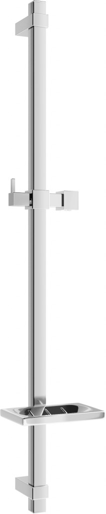 MEXEN - DQ Posuvný držák sprchy s mýdlenkou, 80 cm, chrom (79381-00)