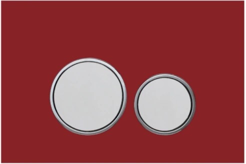 MEXEN - Fenix06 červené tlačítko flush /kompatibilní s Geberit Sigma UP300 a UP320/ (600627)