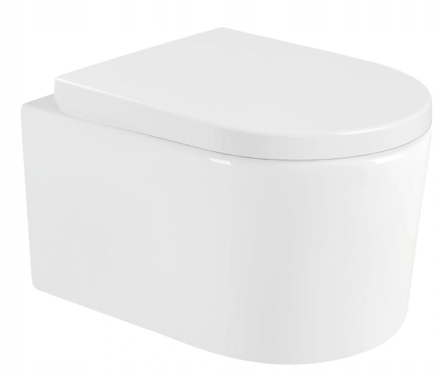 MEXEN/S - Sofia Závěsná WC mísa včetně sedátka s pomalým trwarda, duroplast, bílá (30540200)