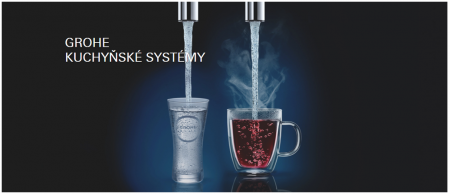ZCELA NOVÝ POHLED NA VODU – Představujeme kuchyňské systémy GROHE