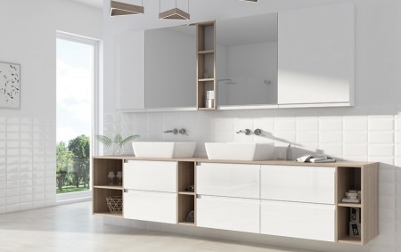 Nová série koupelnového nábytku a sanitární keramiky MODUO