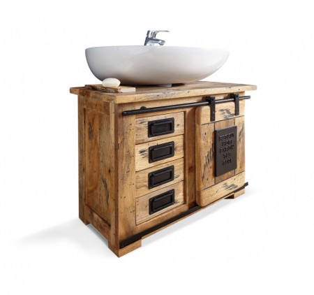 Nábytek do koupelny z masivu pro kontakt s přírodou