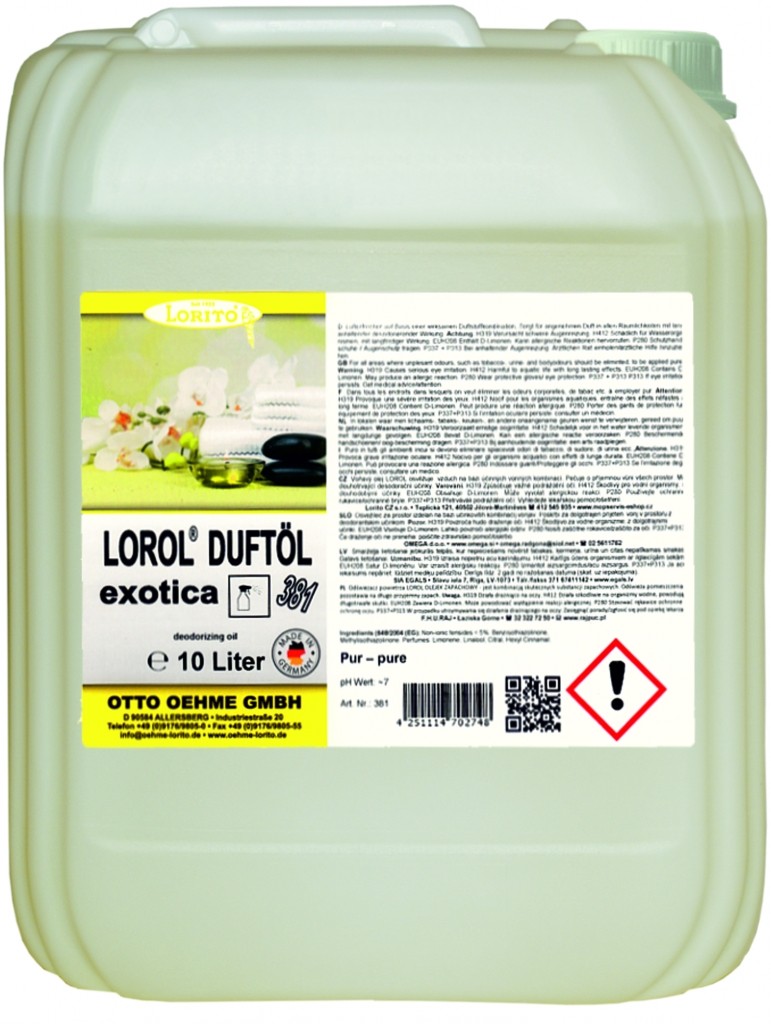 Osvěžovač vzduchu Oehme Lorol Exotic 381 10 l (EG111381010)