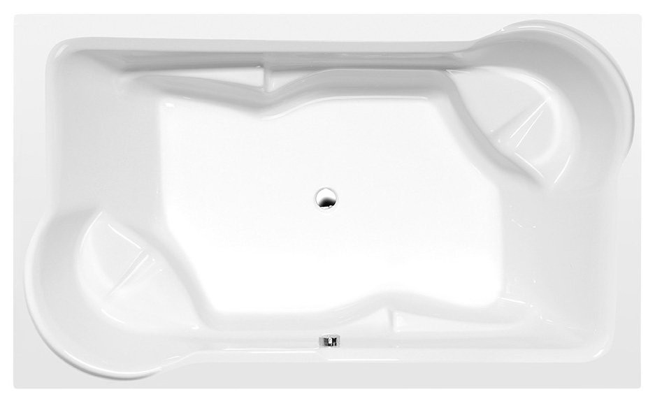 POLYSAN - DUO obdélníková vana 200x120x45cm, bílá (16111)