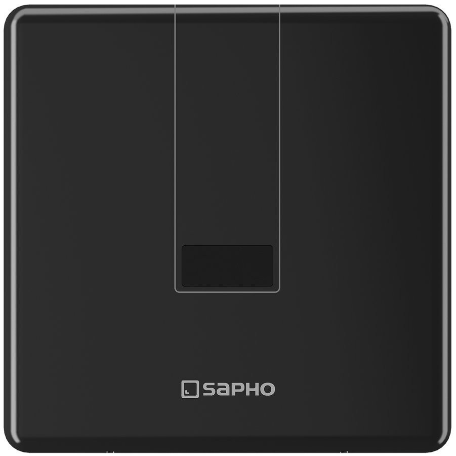 SAPHO - Podomítkový automatický splachovač pro urinál 24V DC, černá (PS002B)