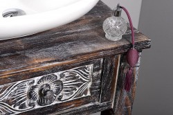 Umyvadlová skříňka UBUD z masivního tropického dřeva