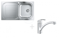 Nové sety nerezových dřezů s baterií od firmy GROHE