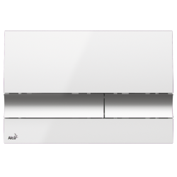 ALCA Ovládací tlačítko , bílá/chrom-lesk M1720-1 (M1720-1)