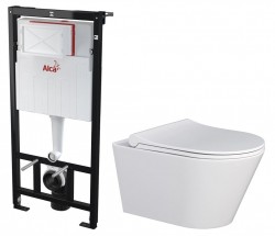 ALCA Sádromodul - předstěnový instalační systém bez tlačítka + WC MYJOYS MY1 + SEDÁTKO (AM101/1120 X MY1)