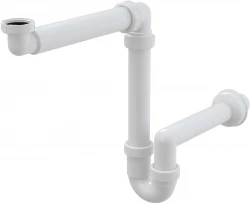 Alcadrain 1 - Alcadrain Prostorově úsporný umyvadlový sifon DN40 s převlečnou maticí 5/4
