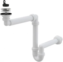 Alcadrain 1 - Alcadrain Prostorově úsporný umyvadlový sifon DN63 A413 (A413)