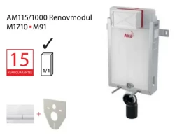 Alcadrain 1 - Set modul 3v1 Alcadrain AM115/1000 tlačítko bílé M370 Renovmodul AM115/1000-3:1 (AM115-3:1)