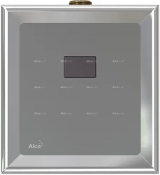 Alcadrain Automatický splachovač pisoáru, chrom, 12 V (napájení ze sítě) ASP4 (ASP4)