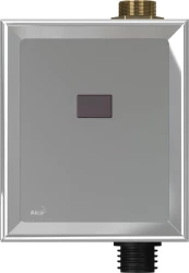 Alcadrain Automatický splachovač WC, chrom, 12 V (napájení ze sítě) ASP3 (ASP3)