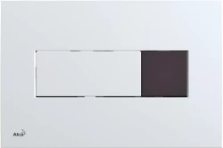 Alcadrain Ovládací tlačítko se senzorem pro předstěnové instalační systémy Slim, bílá (napájení ze sítě) M370S-SLIM (M370S-SLIM)