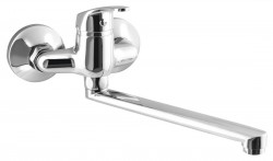 AQUALINE 35 nástěnná baterie, rozteč 100, ramínko ploché, chrom (52021)