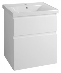 AQUALINE - ALTAIR umyvadlová skříňka 61,5x72,5x45cm, bílá (AI265)