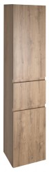 AQUALINE - ALTAIR vysoká skříňka s košem 40x184x31cm, levá, dub emporio (AI485L)