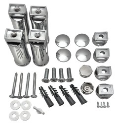 AQUALINE - ALYA montážní uchycení pro rovné těleso, chrom (ND1120-099)