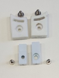 AQUALINE - AMADEO set dorazů pro pojezdy a držáky skla (NDBTSA7)