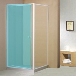 AQUALINE - AMICO boční stěna, sklo, pevná část, 800 mm (GS80)