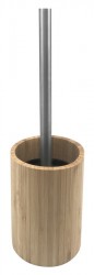 AQUALINE - BAMBUS WC štětka na postavení, bambus (BI004)