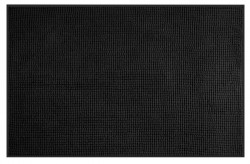 AQUALINE - CHENILL koupelnová předložka 50x80cm, 100% polyester, černá (CH2014)